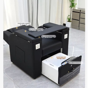 Electric Massage PU Leather Modern Design Pedicure <b>Chair</b> for Nail Salon Beauty Salon <b>Hand</b> Foot Care Eyelash Bathing Free Water - Product Image 2