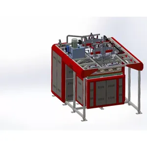 Máquina Semitermoforadora AS 1000T para Bandejas de Huevos, Línea de Moldeo de Pulpa de Papel Reciclado con Unidad de Presecado y Horno, Fabricada en Turquía - Product Image 4