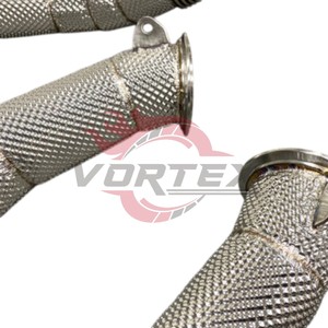 Tubo de Escape de Alto Flujo Vortex de Acero Inoxidable 304 con Catalizador, Compatible con BMW F90 M5 S63 4.4T, Mejora de Rendimiento - Product Image 4