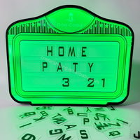 Panneau d'affichage LED personnalisé OEM d'usine, présentoir de bouteilles VIP Glorifier avec lettres LED pour bar et fête