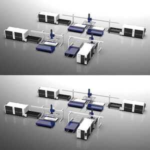 Ligne de traitement des métaux légère à chargement et déchargement automatisés Bentech Laser PLE3015 PLE4020 - Product Image 1