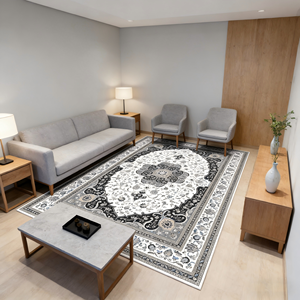 Tapis tissé en relief imprimé en 3D antidérapant pour restaurant - Product Image 2