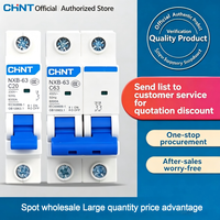 Disjoncteur miniature industriel haute performance 4 pôles 25A 400V 6kA NXB-63 Courbe C pour centre de données Global