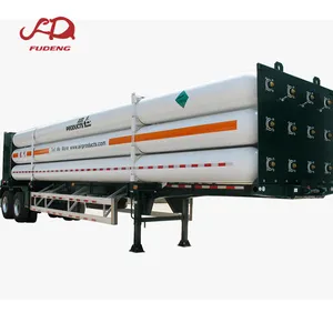 CNG Thùng Chứa Ống 20ft Xi Lanh Trượt 40ft Ống CNG Thùng Chứa Trượt Xe Moóc