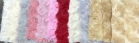 Kualitas tinggi 100% poliester bunga mawar kain beludru kain warna-warni In-stock untuk mantel celana celana jaket mainan