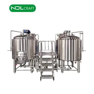 Un tipico sistema di fermentazione da 1000L include un mash tun, un lauter tun, un bollitore bollente, una vasca idromassaggio e serbatoi di fermentazione