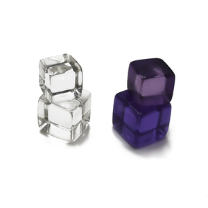 고품질 투명 큐브 D6 스퀘어 아크릴 게임 주사위 도매 프로모션 - Product Image 4