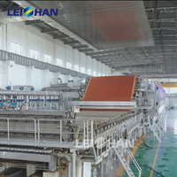 Ligne de production de papier ondulé pour usine de recyclage de papier usagé, capacité 300 tonnes par jour