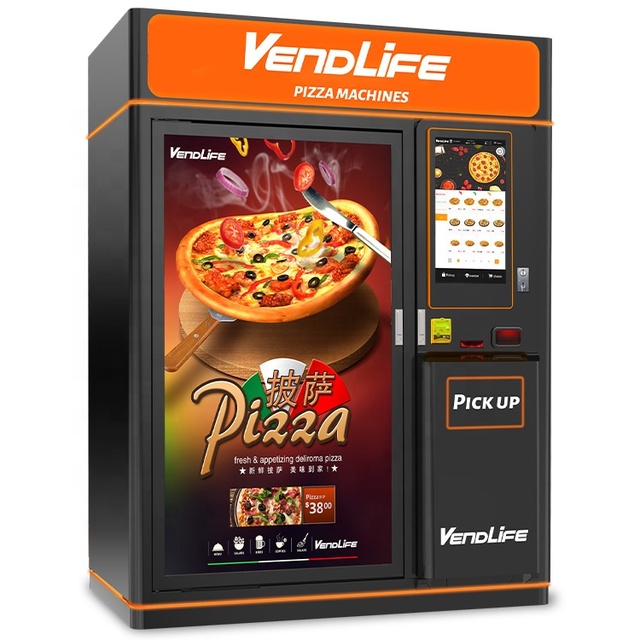 XYZ Commercial Outdoor Fresh Fast Food Self Service Fully Automatic Smart Pizza Vending Machine China Factory