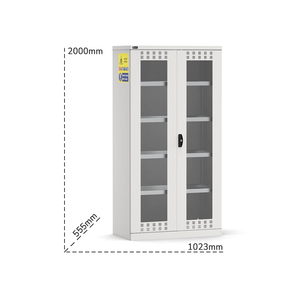 Fami Perfom 1023x555x2000mm armario de seguridad para productos químicos, capacidad de 1200kg - Product Image 4