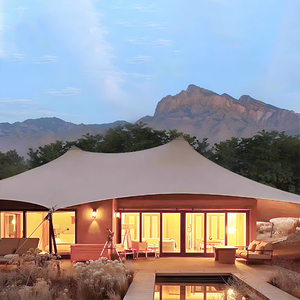Tenda Safari in vetro Hotel Glamping Safari di lusso tenda Safari in vendita - Product Image 5