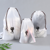 Sac poubelle à cordon en plastique biodégradable robuste