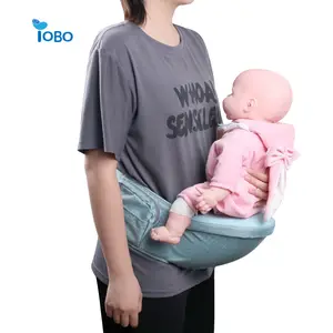 高级牛津安全新生儿吊带腰凳步行者符合人体工程学的婴儿臀部座椅托架