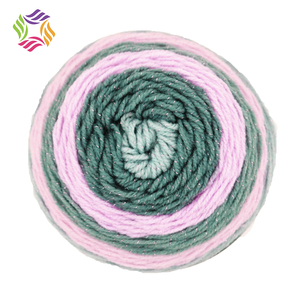 Bán Chạy Sợi Len Đan Móc Nhiều Màu Cầu Vồng Polyester Acrylic Sợi Kim Loại <span class=keywords><strong>Lurex</strong></span> Sợi Làm Bánh Lấp Lánh - Product Image 4