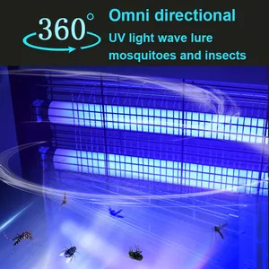 Durlitecn Professional Mosquito Insect Pest Killer Lamp Indoor UV Trap Electric Shock Mosquito Killer Lamp Bug Zapper