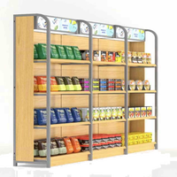 Enkelzijdige lichtgewicht wandplankensysteem voor wandmontage |   Nieuw aanpasbaar displayrek voor detailhandel & supermarkten