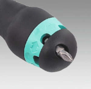 Poignée de tournevis Wera 1/4'' avec anneau de retenue et aimant : <span class=keywords><strong>Porte</strong></span>-embouts professionnel sécurisé pour une fixation polyvalente et rapide - Product Image 2