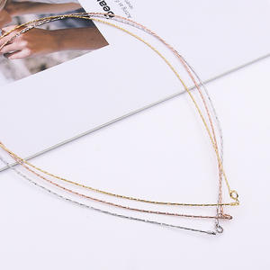 قلادة ذات سلك من الفضة عيار 925, قلادة من الفضة الإسترلينية على النمط الايطالي - Product Image 1