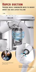 เครื่องเจียรเล็บมืออาชีพ 2-in-1 มอเตอร์ไร้แปรงถ่าน เสียงเบา พร้อมเครื่องดูดฝุ่นสำหรับร้านทำเล็บ - Product Image 3