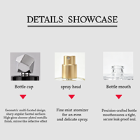 Flacon de parfum écologique brun 100 ml, flacon de parfum de luxe en verre 50 ml, cylindre OEM 30 ml, flacon de parfum personnalisé avec couvercle