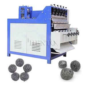 Machine de fabrication de tampons à récurer en acier inoxydable / Machine automatique de fabrication de tampons à récurer en acier / Machine de fabrication de tampons à récurer en acier - Product Image 4