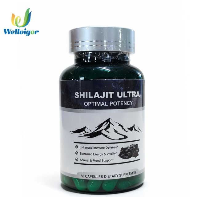 OEM Shilajit Ultra Capsules 60 Optimal Potency GMP Certified Pure Himalayan Energy Immune Cognitive Support Supplement Adult