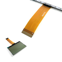 Fournisseur de haute luminosité à couleur unique Écran LCD à engrenages FPC Pin 12864 Matrice de points Contrôleur de puce ST Affichage LCM à engrenages 128x64