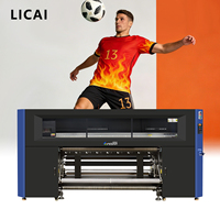 Impresora de Sublimación de Formato 1900mm con 24 Cabezales I3200, Alta Capacidad de Producción y Sistema de Mantenimiento Automático
