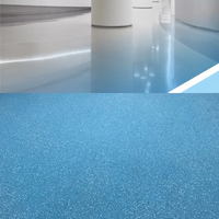 Composé auto-nivelant de couleur époxy tolérant à l'humidité, pour les zones à forte humidité, terrasses de piscine pour salles de bain