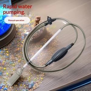 Accessoires d'aquarium en gros : Pompe à siphon en plastique durable pour le nettoyage et le changement d'eau des aquariums, outil de nettoyage de gravier - Product Image 4