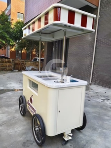 ร้านไอศกรีมกลางแจ้ง รถเข็นไอศกรีม ตู้ขายอาหารเคลื่อนที่ - Product Image 6