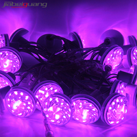 Module de point lumineux LED RVB intelligent et coloré pour fête foraine, étanche, 60 mm, 18 LED, 24 V, type Turbo