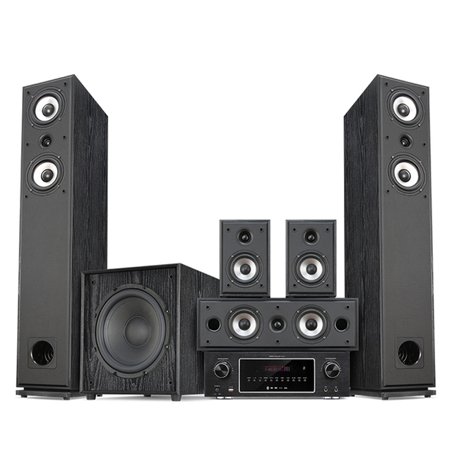 Home Cinema 10 Inch Subwoofer Speaker Stand Floor Sound Bar Bt Wireless Tower 5.1 Speaker Home Theater System