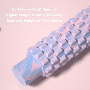 Gadget de massage roulant en forme de lune, bâton de yoga, rouleau en mousse solide pour la maison, équipement pour la relaxation des jambes - Product Image 2