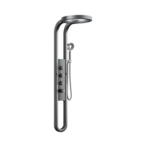 Ensemble de <span class=keywords><strong>Douche</strong></span> en Acier Inoxydable avec Thermostat LED, Système de Robinet de <span class=keywords><strong>Douche</strong></span> de Pluie pour Salle de Bain - Product Image 2