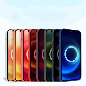 Étui de téléphone en cuir magnétique mince de luxe pour iPhone 15, pour étuis iPhone15 en cuir avec animation de fenêtre pop-up