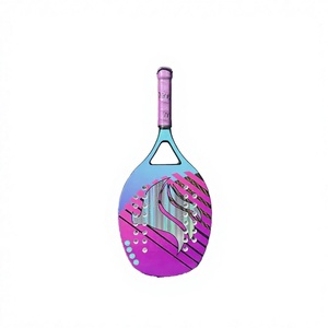 Raquettes de tennis légères et durables en fibre de carbone avec filet en nylon, poignée imperméable et antidérapante pour les joueurs professionnels - Product Image 2