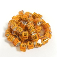 Bague sonore populaire pour pigeon, en caoutchouc, pour machine de course, avec tube, maille, plastique, aluminium, recyclable