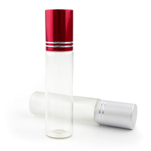 Flacon Roll-on en Verre Ambré Transparent Rechargeable pour Huiles Essentielles, Élégant, 5ml 10ml, avec Impression Sérigraphique - Product Image 6