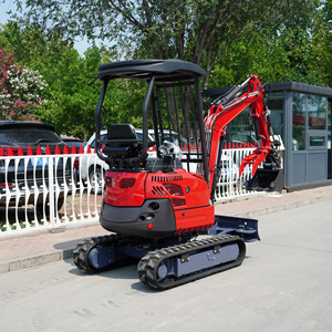 Máy xúc đào <span class=keywords><strong>mini</strong></span> bánh xích Rhinoceros XN20 2 tấn, điều khiển cần gạt đa chức năng, dùng cho xây dựng và nông nghiệp, động cơ Yanmar - Product Image 3