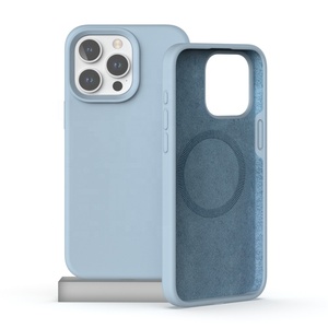 <span class=keywords><strong>Funda</strong></span> de teléfono de silicona líquida auténtica de buena calidad, <span class=keywords><strong>funda</strong></span> <span class=keywords><strong>oficial</strong></span> para <span class=keywords><strong>iPhone</strong></span> 17 16 15 14 13 <span class=keywords><strong>12</strong></span> Pro Max, <span class=keywords><strong>funda</strong></span> de silicona cómoda - Product Image 1