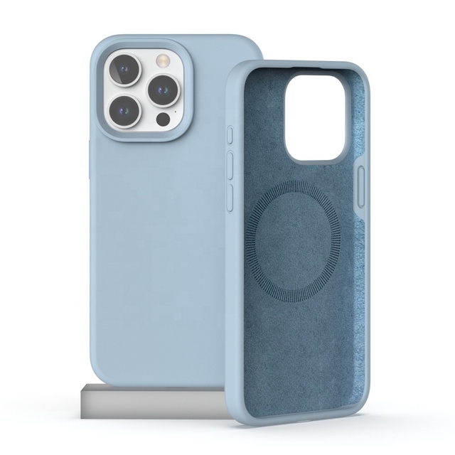 Good Quality Genuine Liquid Silicone Phone Case Official Case for iPhone 17 16 15 14 13 12 Pro Max Comfortable Feel Silicon Case