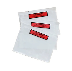 Großhandel Kunststoff Versand beutel Transparente selbst klebende Kunststoff beiliegende Pack liste Umschlag - Product Image 4