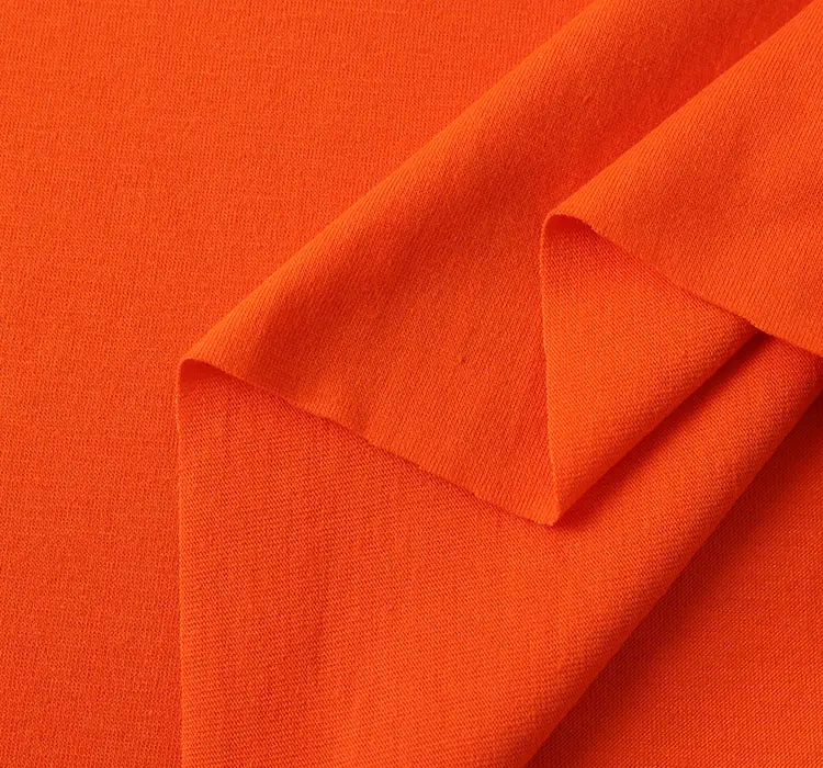 T-Shirt 60 Baumwolle 40 Polyester CVC Jersey gestrickt nahtloses röhrenförmiges Stoffbreite