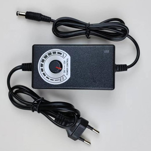 Có thể điều chỉnh 3-12v2a DC Power adapter LED dải ánh sáng điều khiển tốc độ mờ cung cấp điện cho động cơ quạt pháo Blower Máy bơm nước PC - Product Image 3