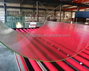 Fuchong FC-SSWG Double Heating Chamber Bent Glass Tempering Furnace Machine For Big Or Middle Bus