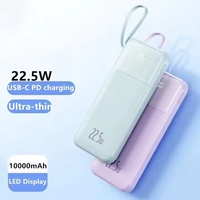 Batterie Li-Polymère avec Logo Personnalisé, Chargeur Portable Ultra Fin, Charge Rapide PD20W, Type-C, Banque d'alimentation 10000mAh-30000mAh pour Utilisation en Extérieur