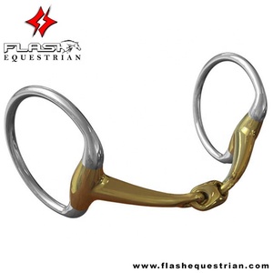 Brocas de caballo personalizadas de alta calidad, enlace francés, anillo en D, broca de mordaza holandesa occidental de acero inoxidable, broca Sier alemana directa del proveedor - Product Image 6