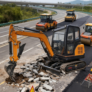 รถขุดขนาดเล็กเครื่องยนต์ EPA Kubota 1.2ton 1.5ตันตัวขุดขนาดเล็ก3ตัน2.5ตันรถขุดในฟาร์มขนาดเล็ก - Product Image 5