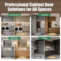 Fourniture de portes de placards uniquement |   Solution de remplacement de porte de placard de cuisine |   Aménagement de cuisine abordable |   Portes d'armoires modernes